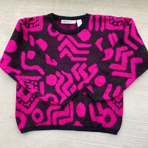 Vintage Abstract Design Sweater 💗